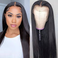 Pre-plucked 180% Density Glueless 13x4 Frontal Lace Long Wig 100% Human Hair