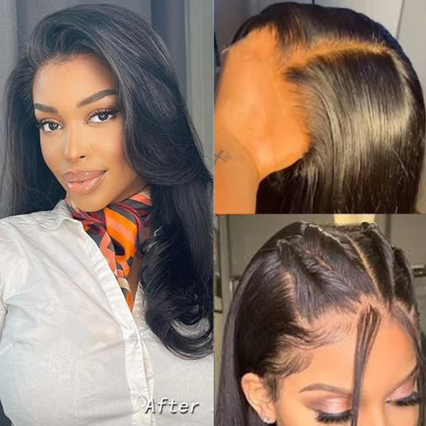 180% Density | Silky Straight 13x4 Frontal Undetectable HD Lace Glueless Long Wig