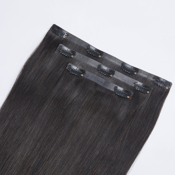 Super Natural Straight Clip in Human Hair Extentions | Not Sold in Sets