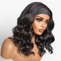 Loose Wave Glueless Mid Part Headband Long Wig With Top Lace 100% Human Hair (Get Free Trendy Headbands)