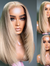 Limited Design | Blonde 613 Layered Cut Glueless 5x5 Closure Undetectable HD Lace Wig 100% Virgin Human Hair