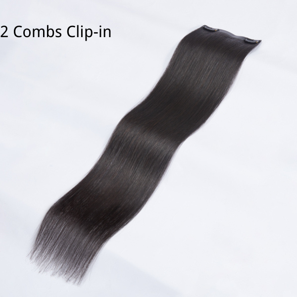 Super Natural Straight Clip in Human Hair Extentions | Not Sold in Sets