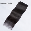 Super Natural Straight Clip in Human Hair Extentions | Not Sold in Sets