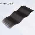 Super Natural Straight Clip in Human Hair Extentions | Not Sold in Sets