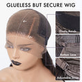 Newbie Only | Glueless 13x6 Frontal Lace Natural Black Body Wave Side Part Long Wig 100% Human Hair