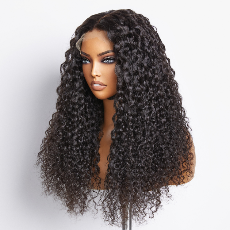 Beginner Friendly Deep Wave Glueless Minimalist HD Lace Wig Ready to Go