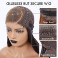 4C Edges Natural Hairline Loose Body Wave 5x5 Closure HD Lace Glueless Wig