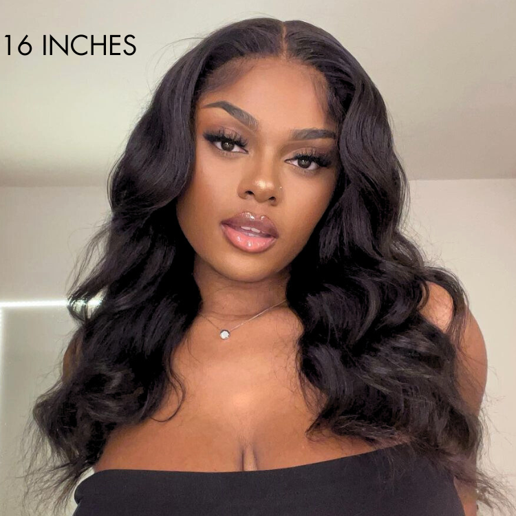 Special Deal | Classic Natural Black Body Wave 13x4 Frontal Lace Wig