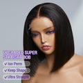 Points Rewards | Ion Perm Ultra Straight Glueless Minimalist HD Lace Bob Wig Ready To Go