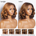 Points Rewards | Elegant Peekaboo Ombre Blonde Loose Wave Glueless 5x5 Closure Lace Wig