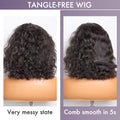 Easy-curly Light Weight Left C Part Glueless Minimalist HD Lace Wig Beginner Friendly