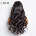 Special Deal | Classic and Chic Brown Highlights Loose Body Wave Glueless 5x5 Closure Lace Wig