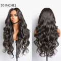 180% Density | Natural Black Loose Body Wave 5x5 Closure HD Lace Glueless Mid Part Long Wig | Large & Small Cap Size