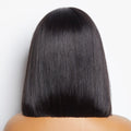 VIP Price | Swoop Bangs Breathable Cap Deep Left C Part Silky Straight Glueless 5x5 Closure Lace Wig