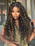 Brown Highlights Funmi Curly Glueless 5x5 Closure Lace Wig