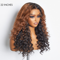 Special Deal | Classic and Chic Peekaboo Ombre Brown Loose Water Wave Glueless 5x5 Closure Lace Wig