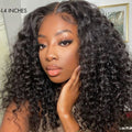 180% Density | Water Wave 13x4 Frontal HD Lace Glueless Free Part Long Wig 100% Human Hair