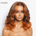 Limited Design | Ginger Highlight Ombre Loose Wave Glueless 5x5 Closure HD Lace Wig