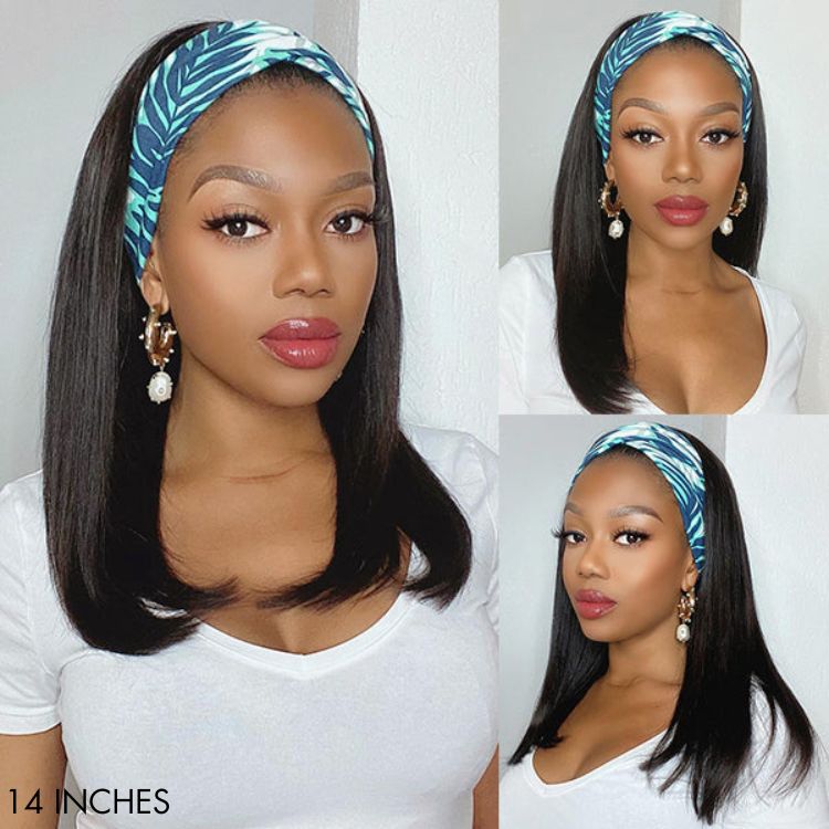 Win Back | Put On & Go Silky Straight Headband Wig Beginner Friendly (Get Free Trendy Headbands)