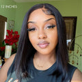 Win Back | Effortless Straight 4x4 Closure Lace Glueless Mid Part Long Wig 100% Human Hair