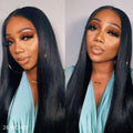 180% Density | Silky Straight 13x4 Frontal Undetectable HD Lace Glueless Long Wig