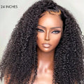 Afro Curly Glueless Free Parting Undetectable Invisible 13x4 Lace Frontal Wig | Real HD Lace