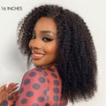 Afro Curly Glueless Free Parting Undetectable Invisible 13x4 Lace Frontal Wig | Real HD Lace