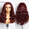 VIP Price | Elegant Dark Red Loose Wave 5x5 Closure Lace Wig Summer Chic