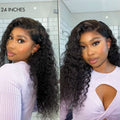 180% Density | 360 Lace Pre-Plucked Long Wig 100% Human Hair (Body Wave / Straight / Water Wave)