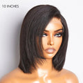 Layered Cut Yaki Straight Left C Part Glueless Minimalist HD Lace Bob Wig Ready to Go