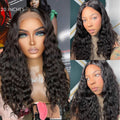 Easy-curly Beginner Friendly Pre-bleached Mid Part Glueless 5x5 Closure Lace Wig