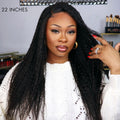 TWIST | Dreadlock Style 5x5 Closure Lace Glueless Wig Mid Part Long Wig 100% Human Hair