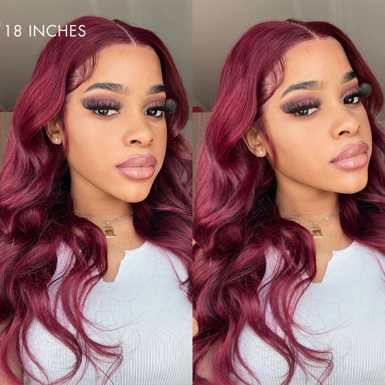 Classic Sugar Plum Body Wave Glueless 13x4 Lace Front Wig Limited Sale