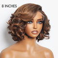 VIP Price | Mature Boss Brown Ombre Highlight / Natural Black Loose Wave Glueless Minimalist HD Lace Wig Ready To Go