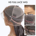 Full Lace Part Anywhere Body Wave / Silky Straight Invisible HD Lace Human Hair Wigs