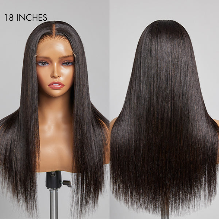 Ion Perm Straight Undetectable Glueless 5x5 Closure Lace Wig | Real HD Lace