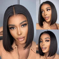 Glueless 4x4 Closure Undetectable HD Lace Bob Wig 100% Human Hair | Pre-bleached Knots