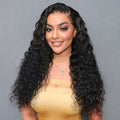 Natural Black Funmi Curly Glueless 5x5 Closure Lace Wig 100% Human Hair Beginner Friendly | Large & Small Cap Size