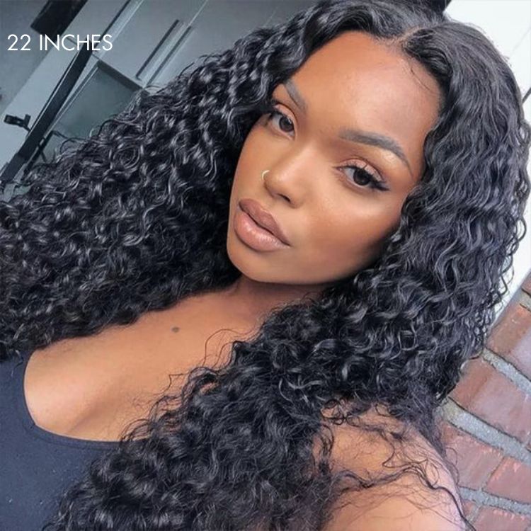 Breathable Cap Water Wave Glueless 5x5 Closure HD Lace Long Wig Beginner Friendly