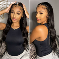 PreMax Wigs | HD Lace Super Natural Hairline Silky Straight Glueless 13x4 Frontal Lace Wig Human Hair