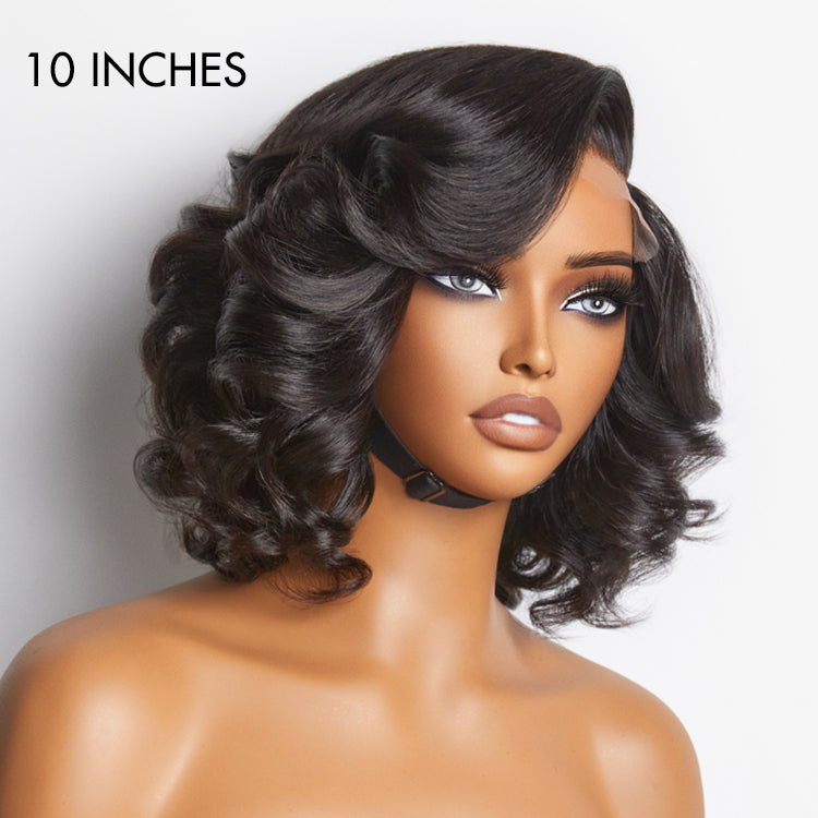 1 SEC INSTALL WIG | Mature Boss Brown Ombre Highlight / Natural Black Loose Wave Glueless Minimalist HD Lace Wig Ready to Go