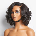 VIP Price | Mature Boss Brown Ombre Highlight / Natural Black Loose Wave Glueless Minimalist HD Lace Wig Ready To Go