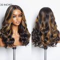 Breathable Cap Blonde Mix Black Loose Wave Glueless 5x5 Closure HD Lace Wig | Large & Small Cap Size