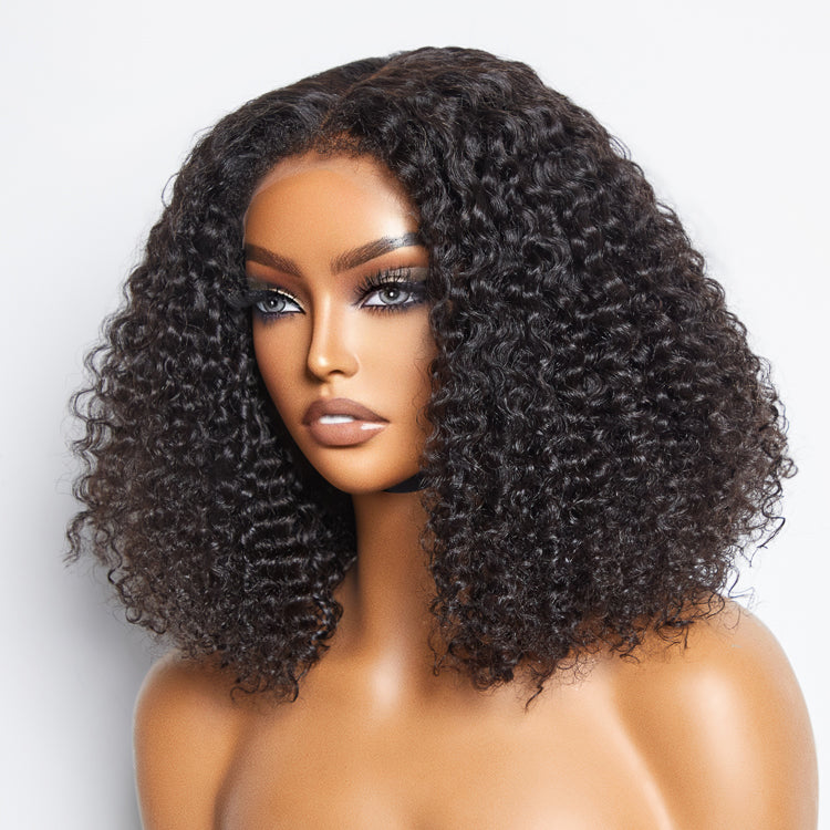 Special Deal | 4C Edges | Kinky Curly Glueless 5x5 Closure HD Lace Wig Ready to Go 100% Human Hair