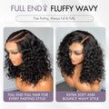 Limited Sale | PartingMax Glueless Wig Water Wave Versatile 7x6 Closure HD Lace Short Wig Ready to Go