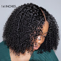 VIP Price | Gorgeous Natural Coily Curl Glueless 5x5 Closure HD Transparent Lace Wig Breathable Cap