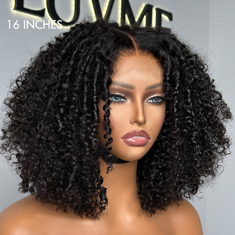 Exclusive Discount Offer | Gorgeous Natural Coily Curl Glueless 5x5 Closure HD Transparent Lace Wig Breathable Cap