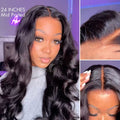 Parting Max Glueless Wig Loose Body Wave 7x6 Closure HD Lace Pre Plucked & Bleached Ready to Go