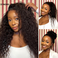 PreMax Wigs | 360 Lace Super Natural Hairline Water Wave / Body Wave Free Part Human Hair Wig