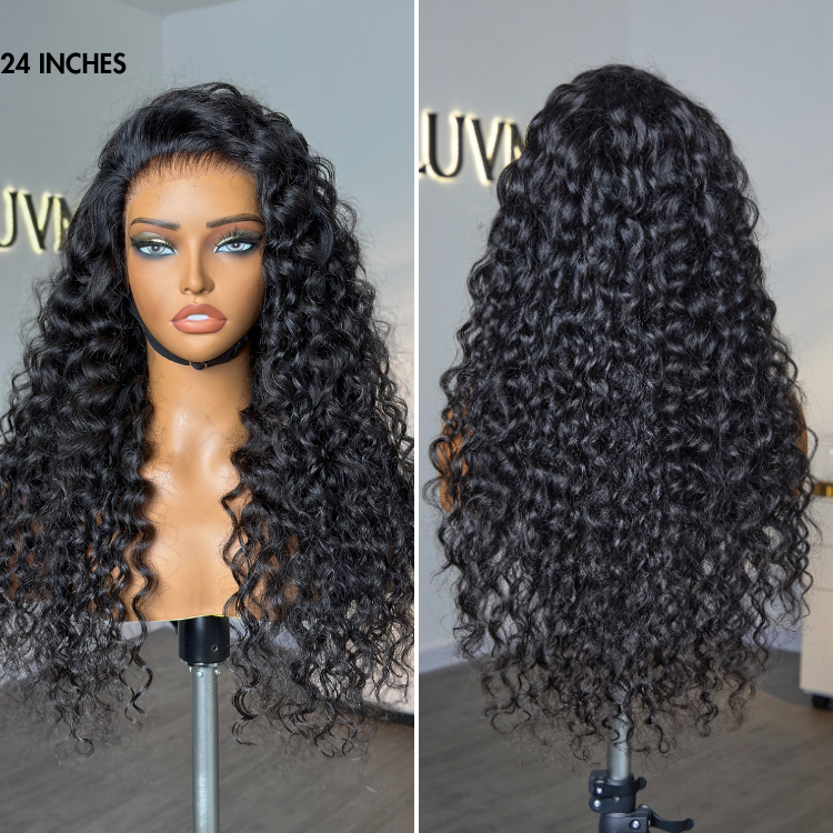 Exclusive Discount | PreMax Wigs | 360 Lace Super Natural Hairline Water Wave Free Part Human Hair Wig